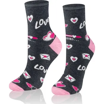 Dámské ponožky Dobré ponožky Psaníčko lásky - Ponožky EU 35-37