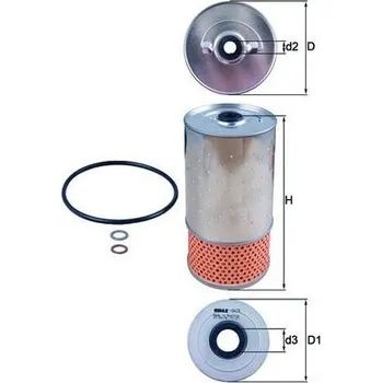 Olejový filtr Olejový filtr MAHLE OX 78D