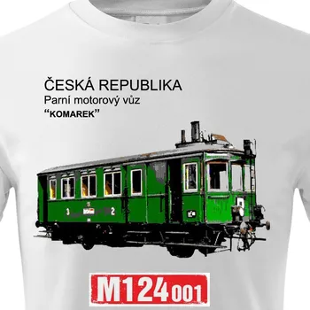 Pánské tričko Tričko Lokomotiva M 124.001 - Komarek - Varianty různé barevné
