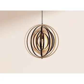 Nástěnné svítidlo Závěsné svítidlo z masivního dřeva E27 / 590 - WRE073