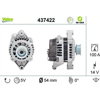 Alternátor Generátor VALEO 437422