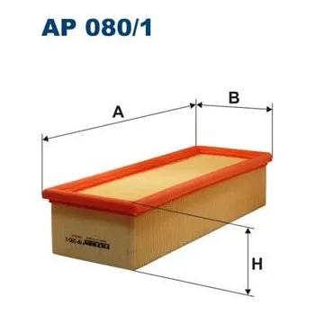Vzduchový filtr Vzduchový filtr FILTRON AP 080/1