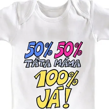 Dětské body Táta máma - Velikosti dětská body 62 -68 cm