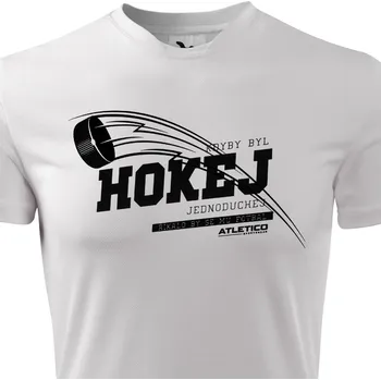 Pánské oblečení Funkční tričko Hokej není fotbal - velikost S
