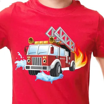 Chlapecké tričko Dětské tričko Hasiči - Barva Bílá