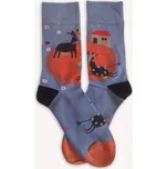 Ponožky Co se děje na dvorku - Ponožky EU 43-46