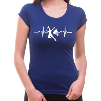 Dámské tričko Tričko EKG Badminton dámské - Barva Modrá