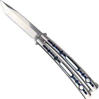 Sebeobrana Unknown Nůž motýlek SCK Butterfly Tanto Steel Blue