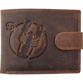 Peněženka Fansport Kožená peněženka Rak