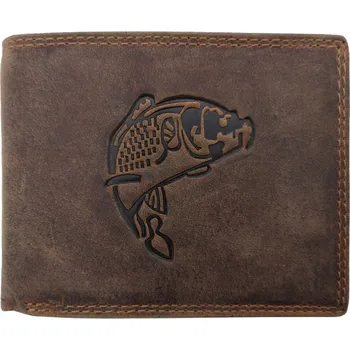 Peněženka Kožená rybářská peněženka Kapr