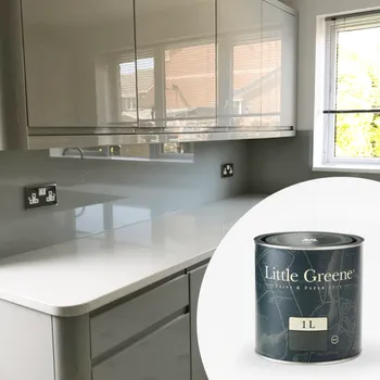 Speciální výtvarná barva Little Greene Barva na dřevo na kuchyňskou linku - Vysoký lesk - 1L - Intelligent Gloss Vyberte odstín:: Toad (235)