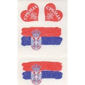 Odstranitelné tetování Tetovací obtisky Srbsko - Varianty trička icon A