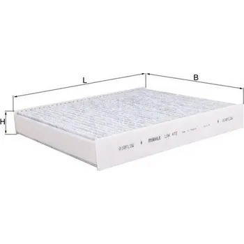 Ventilátor topení a klimatizace Filtr, vzduch v interiéru KNECHT LAK 472