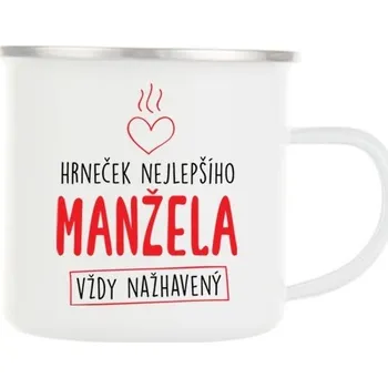 Plechový hrnek Nejlepší manžel