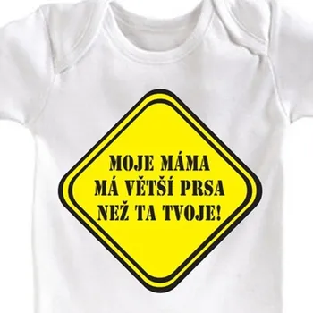 Dětské body Moje máma - Velikosti dětská body 62 -68 cm