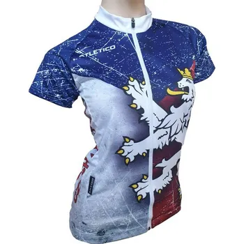 cyklistický dres Cyklodres ČR Vlajka a Lev dámský - vlastní potisk - velikost S