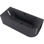 VIVA L MONOLITH asymetrická vana 180x75x60cm, šedá