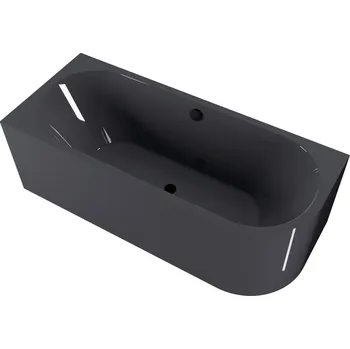 Vana VIVA L MONOLITH asymetrická vana 180x75x60cm, šedá