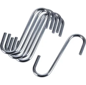 Příslušenství pro gril Nerezové háčky do udírny 60 x 45 mm 6 ks