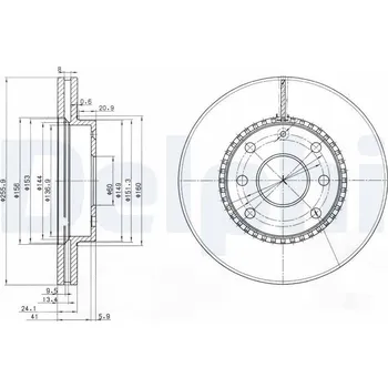 Brzdový kotouč Brzdový kotouč DELPHI BG3790