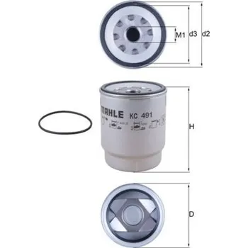 Palivový filtr Palivový filtr MAHLE KC 491D