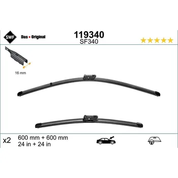 List stěrače SWF 119340