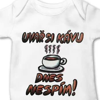 Dětské body Dnes nespím! - Velikosti dětská body 74 - 80 cm