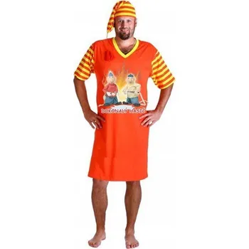 Žertovný předmět Noční košile Pat a Mat - různé motivy - Pata a Mat Dokonalý hasič