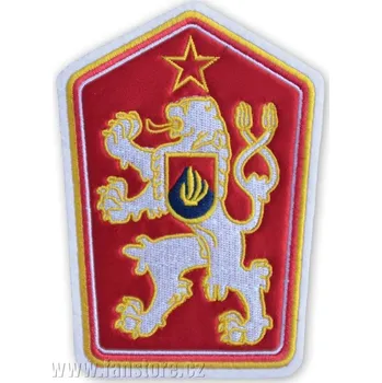 Nášivka Nášivka znak ČSSR - Velikosti nášivek 13 cm, Varianty nášivek Nažehlovací