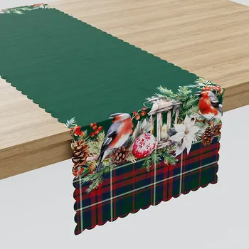 ubrus Vánoční ubrus - běhoun na stůl GIRLANDA 38x140 cm Mybesthome