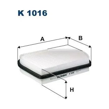 Ventilátor topení a klimatizace Filtr, vzduch v interiéru FILTRON K 1016