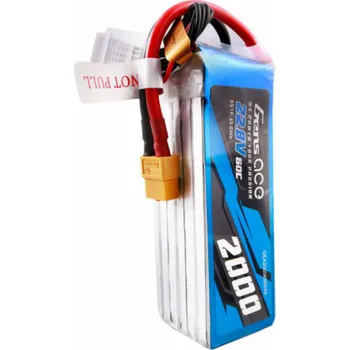 RC vybavení Gens ace 2000mAh 22,8V 60C 6S1P vysokonapěťový Lipo Battery Pack s XT60 konektorem