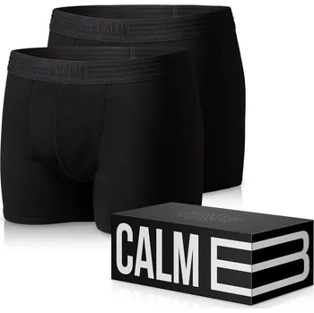 Boxerky Calm B Kratší boxerky černé 2-pack Velikost: S