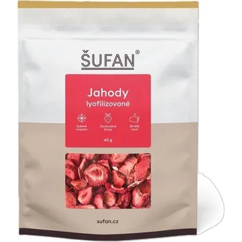 Sušené ovoce Jahody lyofilizované Šufan 40 g