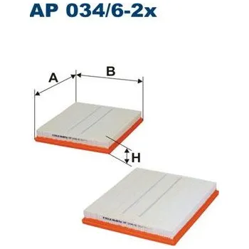 Vzduchový filtr Vzduchový filtr FILTRON AP 034/6-2x