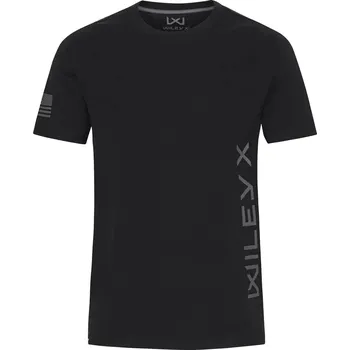 Pánské tričko Tričko Wiley X Canyon Vertical Onyx Black XXXL