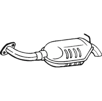 Tlumič výfuku Zadní tlumič výfuku BOSAL 171-019