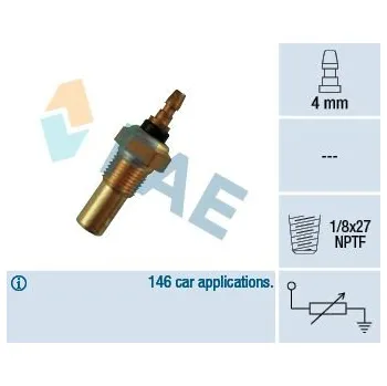 Čidlo automobilu Snímač, teplota chladiva FAE 32350