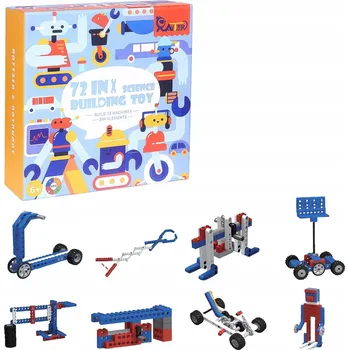 ostatní stavebnice Stavebnice – Velká sada pro stavbu strojů z kostek