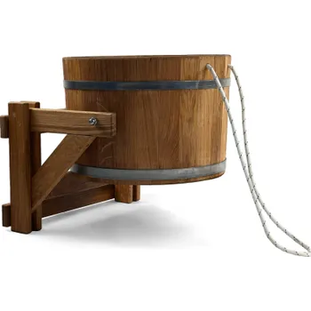 Dubové polévací vědro do sauny 10 L