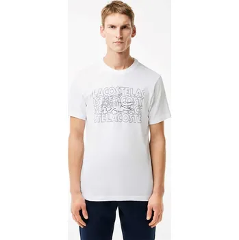 Pánské tričko Tričko Lacoste White 001 1066576 L