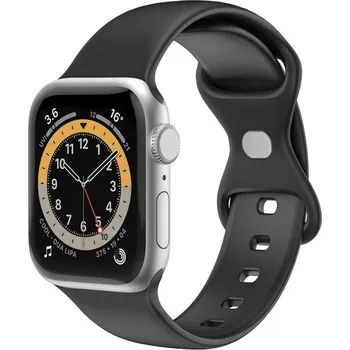 Řemínek na hodinky Řemínek Celly silikonový na Apple Watch 38/40/41 mm - černý