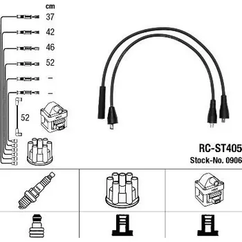 Zapalovací kabel Sada kabelů pro zapalování NGK 0906