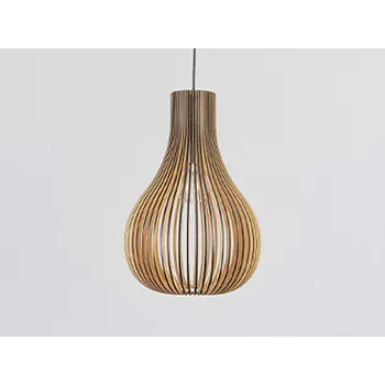 Závěsný lustr z masivního dřeva E27 / 380 - WRE092