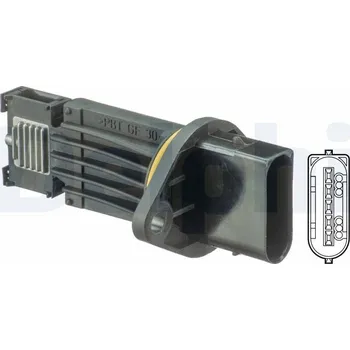 Čidlo automobilu Snímač množství protékajícího vzduchu DELPHI AF10366-12B1