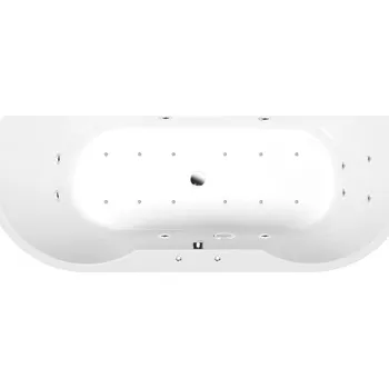 Vana IO hydromasážní vana, 180x85x49cm, Active Hydro-Air, chrom