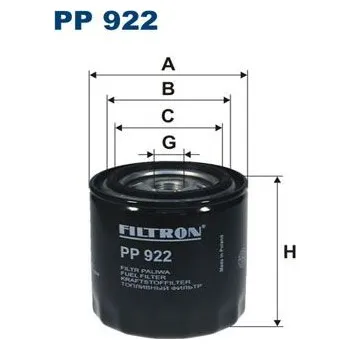 Palivový filtr Palivový filtr FILTRON PP 922