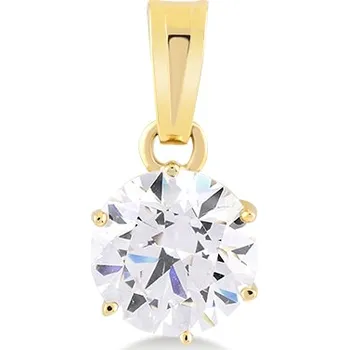 Přívěsek Lillian Vassago Zářivý zlatý přívěsek se zirkonem LLV31-GP023 Barva zlata: Žlutá