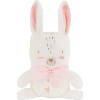 Dětská deka Kikka boo Dětská deka z fleecu s 3D zvířátkem - Rabbits in Love