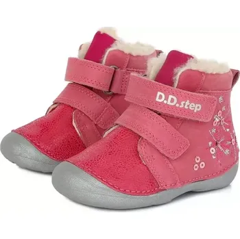 Dívčí zimní obuv D. D. Step W015-435B zimní růžové